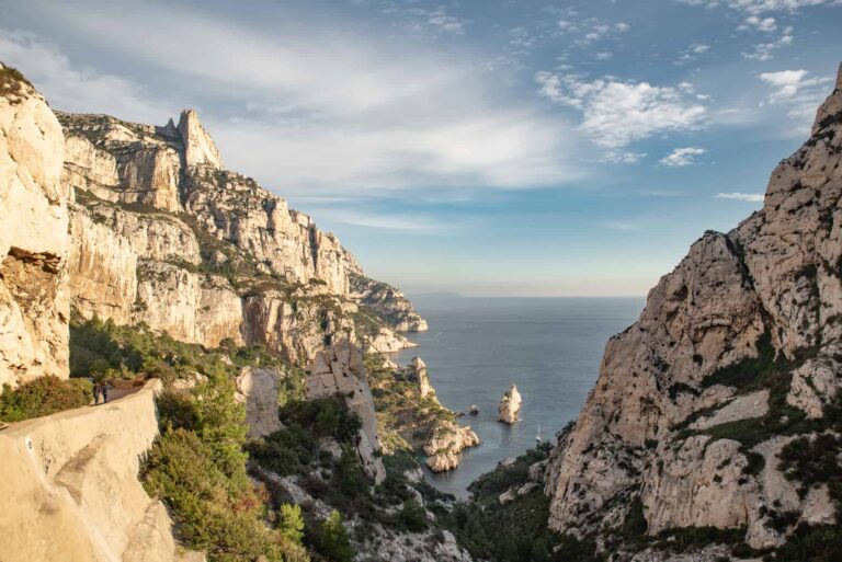 Hiking to Calanque de Sugiton in Marseille, France