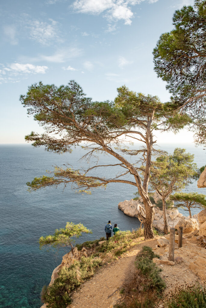 Enjoying the view at Calanque de Sugiton