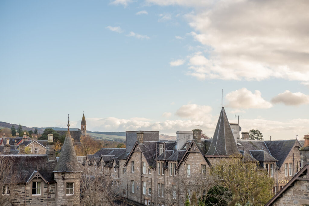 Perthshire in Scotland is a beautiful place to visit in Europe in November