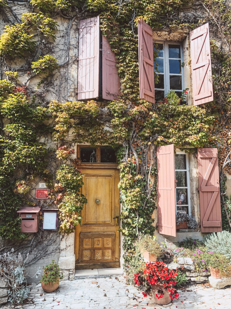 The village of Saignon in Provence, France