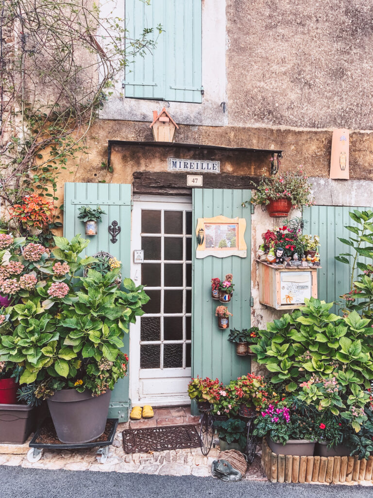 The village of Saignon in Provence, France