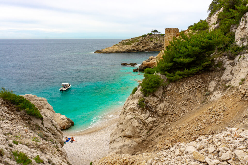 Calanque de l'Everine, near Marseille in France