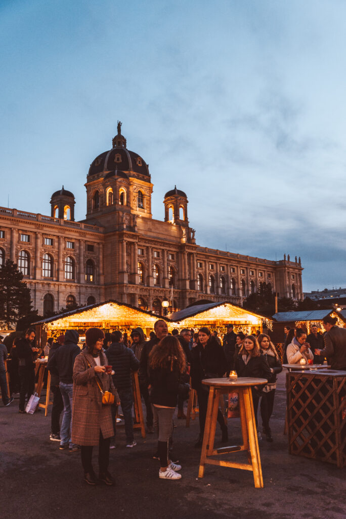 Christmas market in Vienna