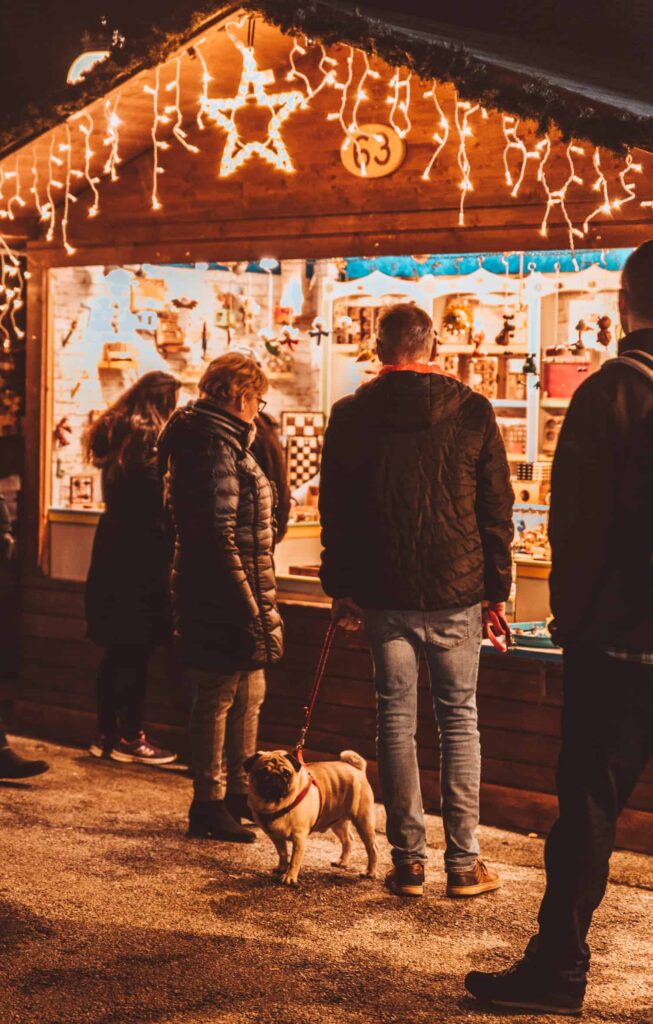 Shopping at the Christmas markets in Vienna