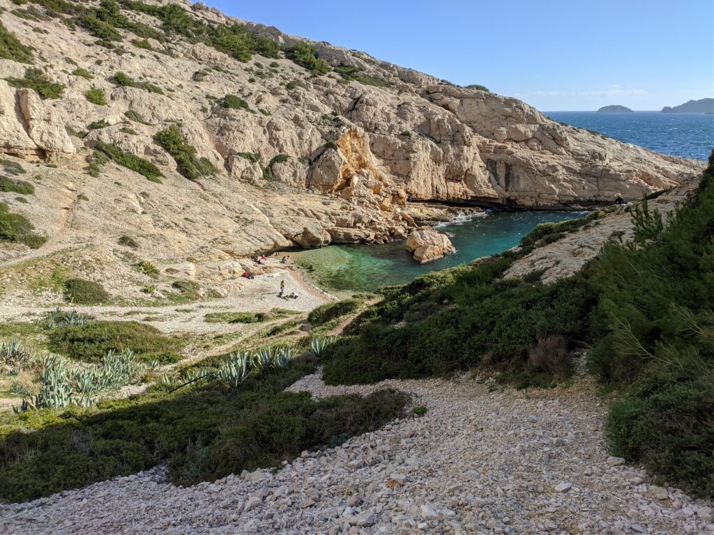 boat tour of the calanques