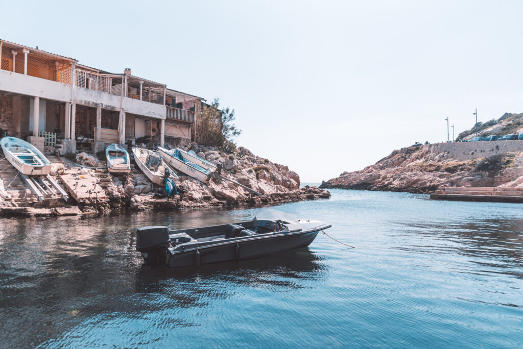 boat tour of the calanques