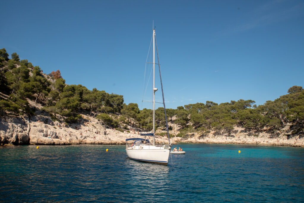 boat tour of the calanques