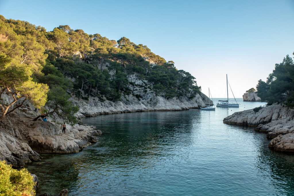 boat tour of the calanques