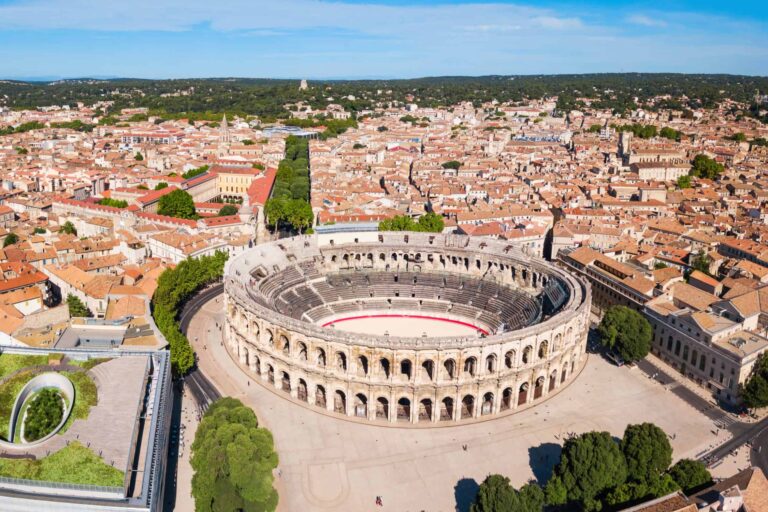 Arena in Nimes - Popular landmarks in france
