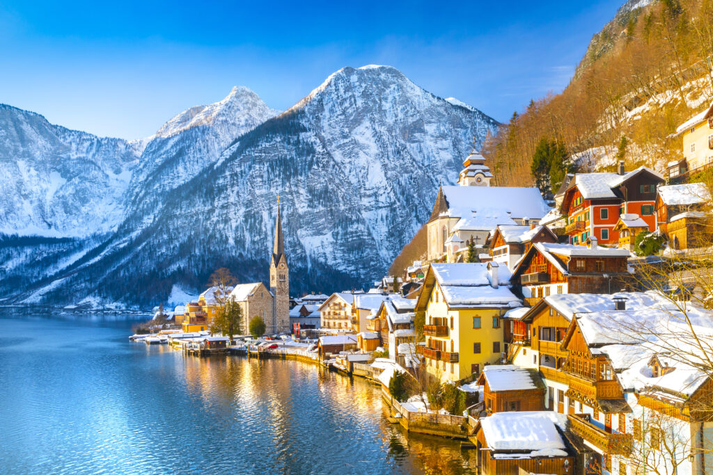 Hallstatt in winter