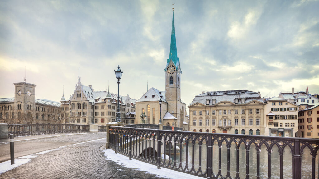 winter weather in Zurich