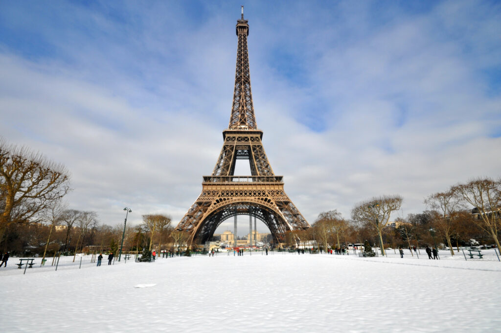 where to visit france in january