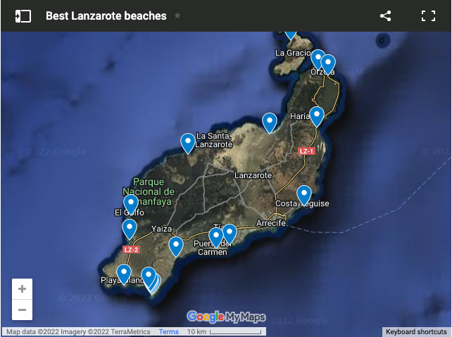 best beaches to visit lanzarote