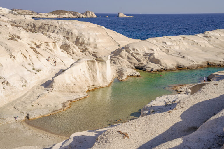 This Cycladic Island Has Volcanic Cliffs, Sea Caves, and Villages Straight Out of a Painting