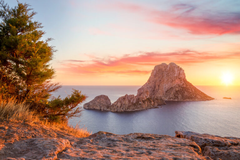 Sunset in Ibiza, Spain