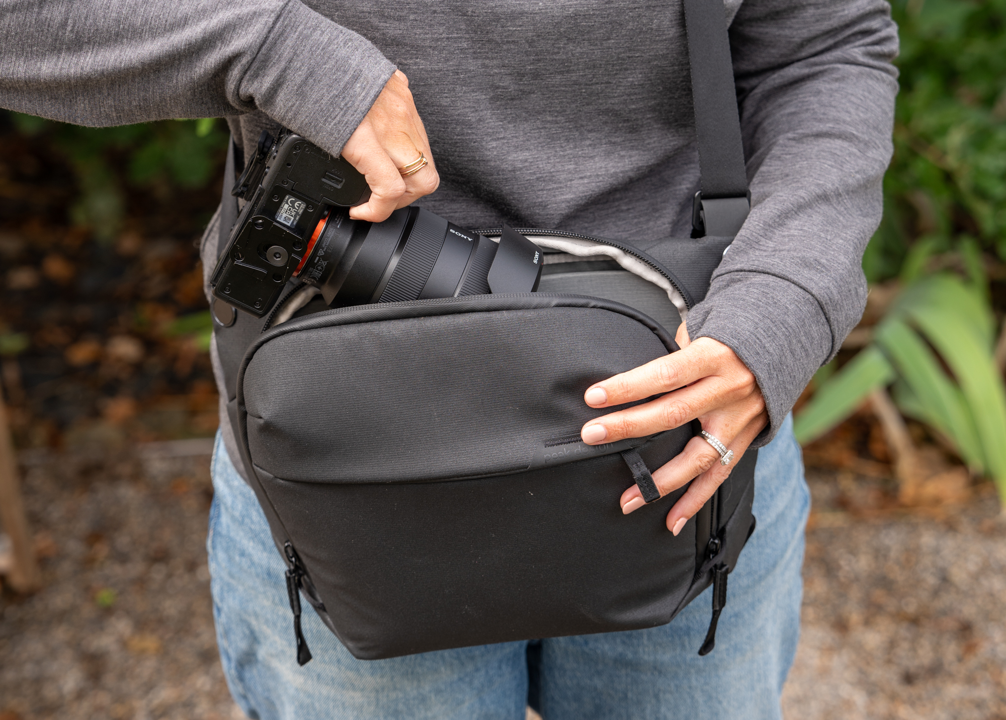 Fanny Pack for the win. You hold my tab and I'll hold your wallet