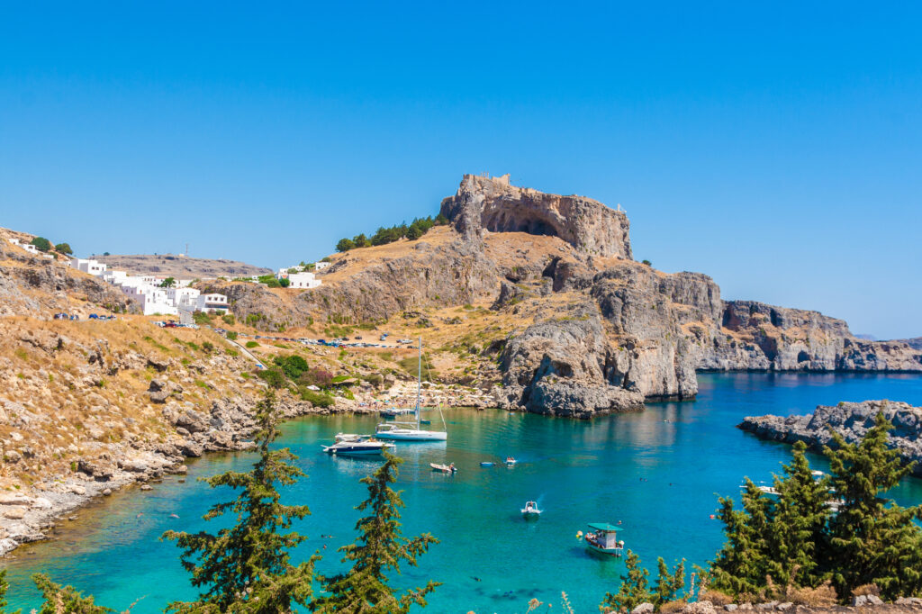 St Pauls Bay in Rhodes, Greece